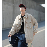 JK8815-P75控98可供抖音秋季美式复古灯芯绒工装夹克外套，男装夹克，电商A058-1（原电商C417）