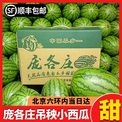 大兴庞各庄西瓜整箱2粒6斤