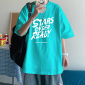 设计感小众 街头t恤ins潮chic港味上衣夏季 潮牌短袖 男纯棉宽松美式