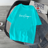 潮流百搭圆领衣服男女 学生宽松港风打底衫 简约短袖 t恤男ins潮夏季