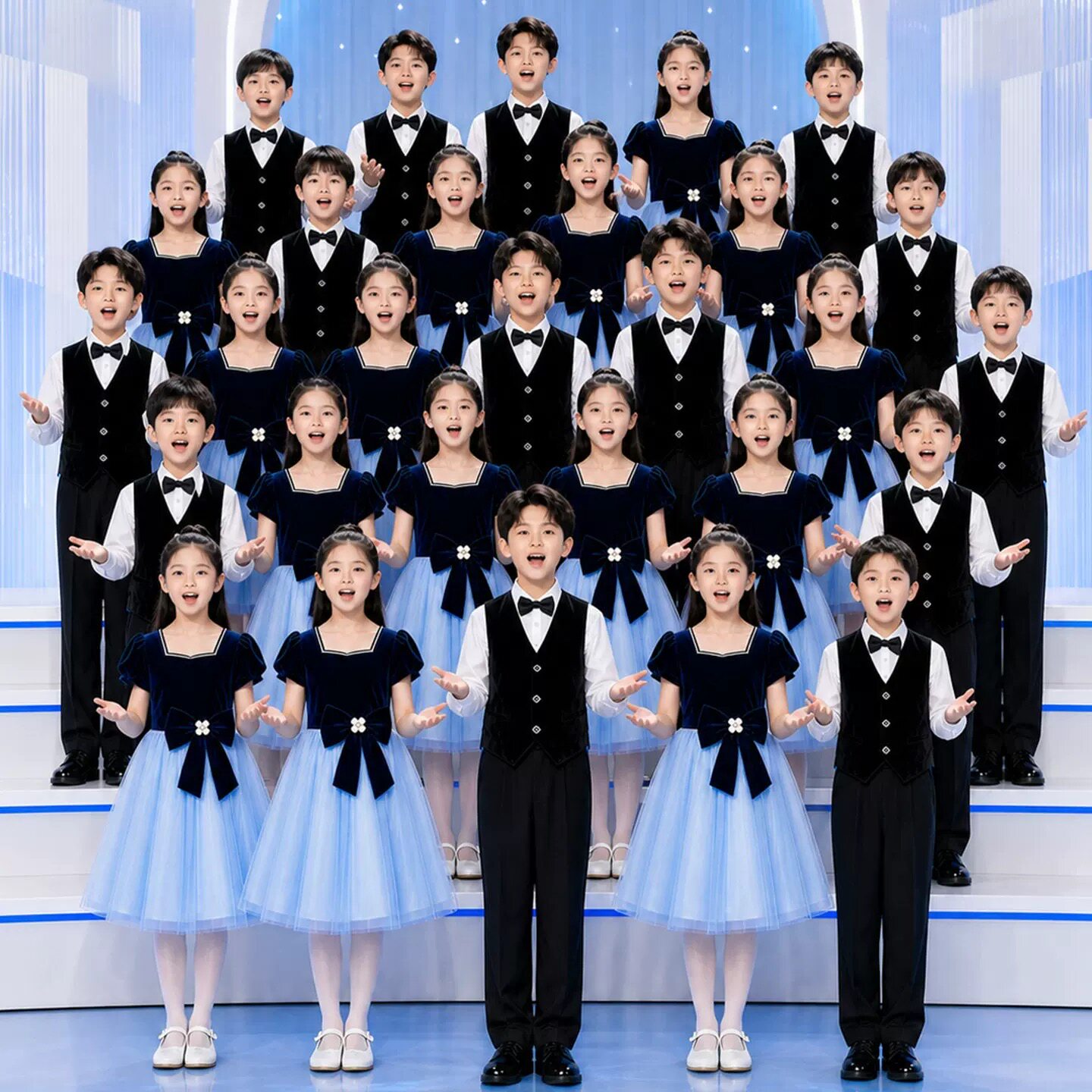 白蓓芙男女通用大合唱演出服