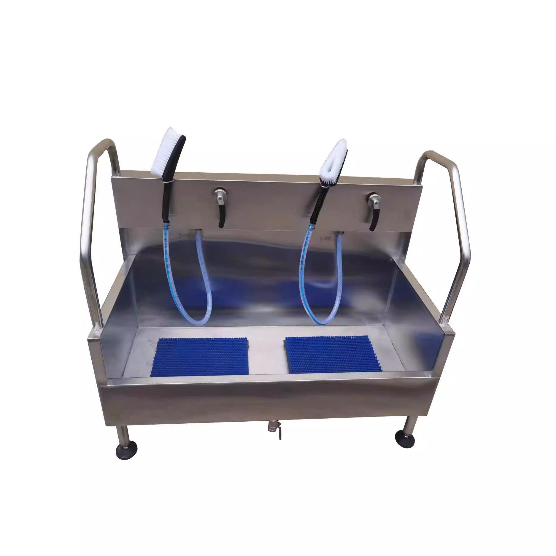 不锈钢手动洗靴机食品厂中央厨房养殖屠宰场雨鞋胶靴清洗机  定制