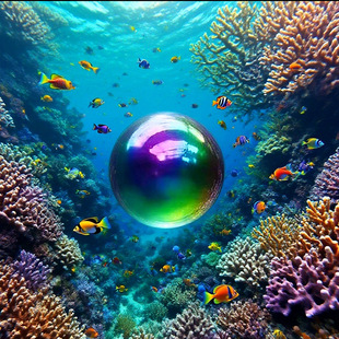 三角洲游戏周边海洋之泪模型实物1比1还原非洲之心玩具收藏玻璃球