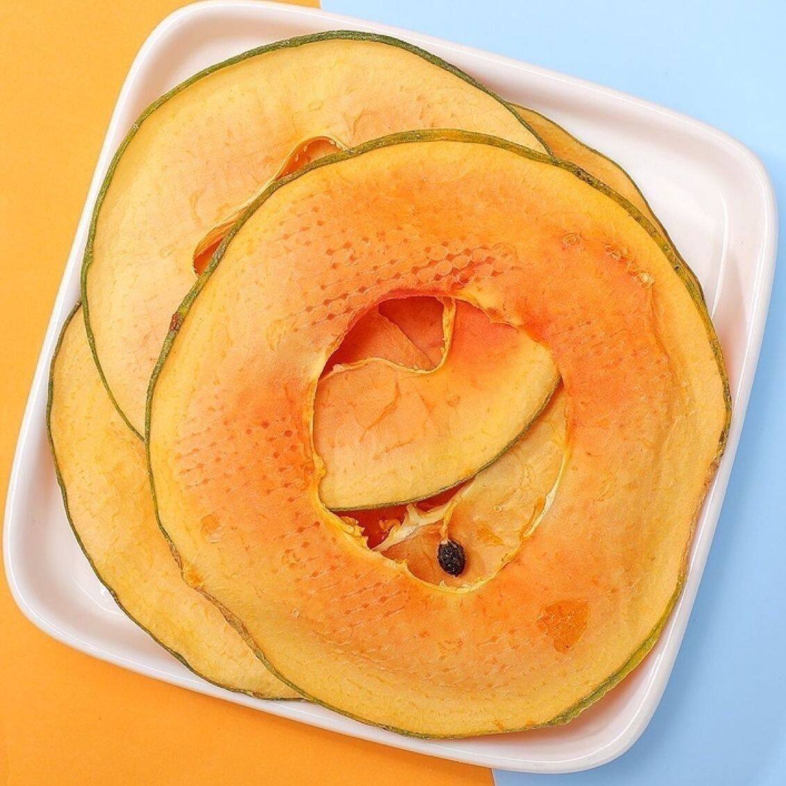 木瓜片干水果片干女生泡水喝零食香甜可口200克精选烘干果干袋装