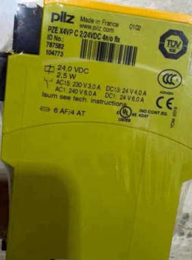 Pilz 787582 皮尔兹全新安全继电器 PZE X4VP C 2/24VDC 4n/o fix