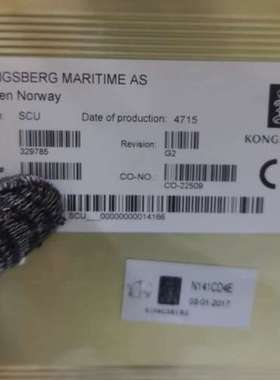 SCU模块 329785 KONGSBERG模块议价