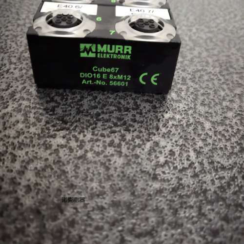 现货包邮全新原装德国MURR穆尔56601 CUBE67总线模块 DIO16 E M12