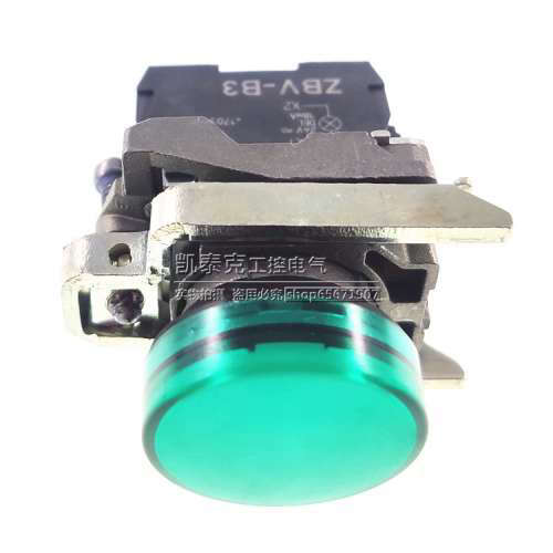 正品法国进口指示灯XB4BVB3/B4/B5/B6/B1 24V红绿黄蓝白