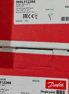 丹佛斯温度感测器KPS79 060L312266 50-100℃全新原厂件议价
