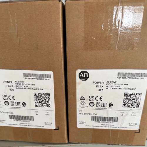 AB原装变频器25B-B2P5N104 25B-D4P0N104 /A 25B-D1P4N114询价