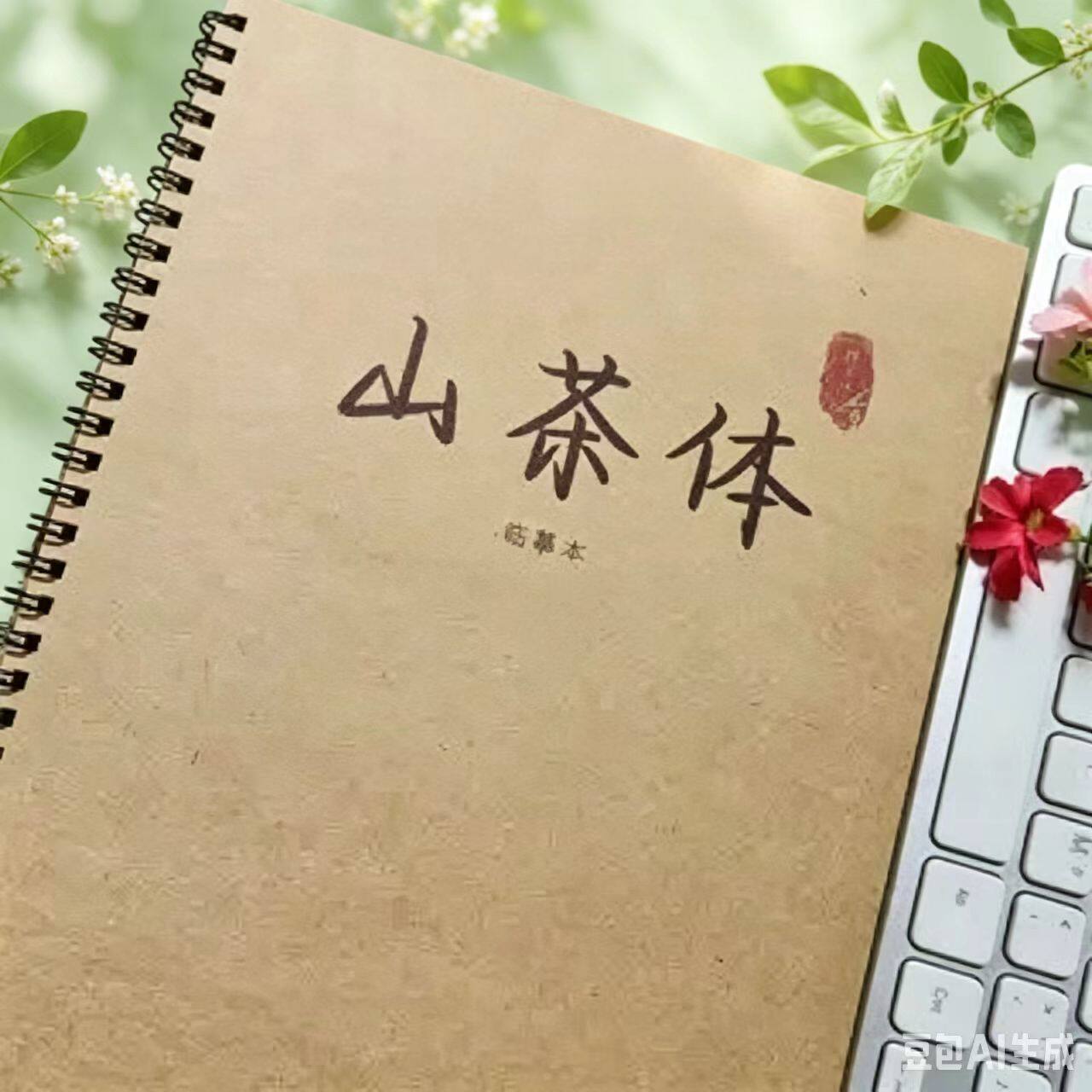 新款山茶体字帖高中生硬笔练字