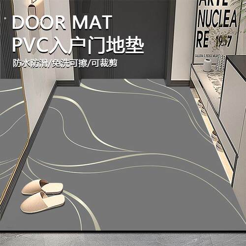 地垫入户门垫免洗pvc进门地毯新款家用脚垫防滑可擦裁剪门口垫子