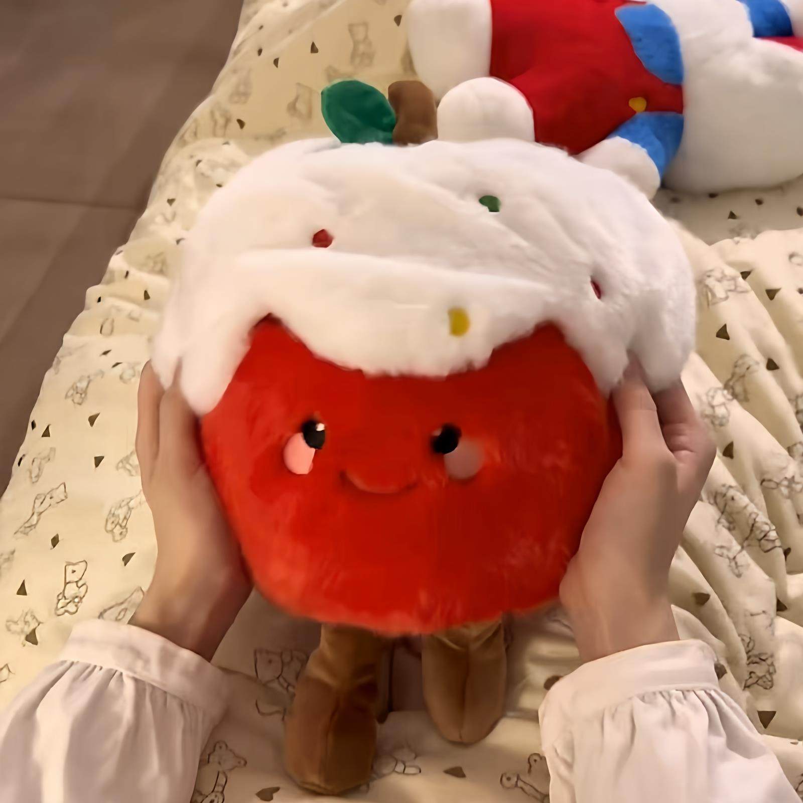 红苹果有“蛀虫”玩偶2026新款可藏戒指礼物盒圣诞跨年新年礼物