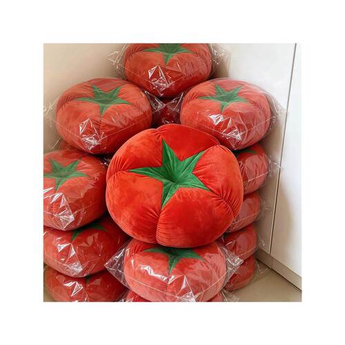 可爱番茄椅子垫沙发垫腰