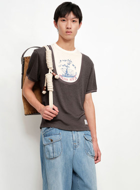 GARCON BY GARCON 26SS 假两件超柔短袖Tee 老虎上上山 买手店