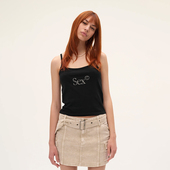 CARNE sex水钻吊带背心 25SS BOLLENTE设计师品牌 老虎上上山