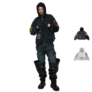 Protocol Index 25AW 倒置设计连帽拉链卫衣 老虎上上山 买手店