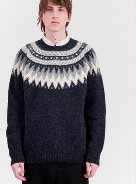 HOWLIN 25AW 山中魔法师款毛衣 老虎上上山 买手店