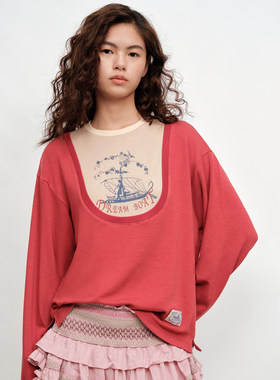 GARCON BY GARCON 26SS 假两件超柔长袖Tee 老虎上上山 买手店