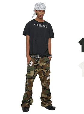 Protocol Index 25AW NEUROSIS做旧T恤 老虎上上山 买手店