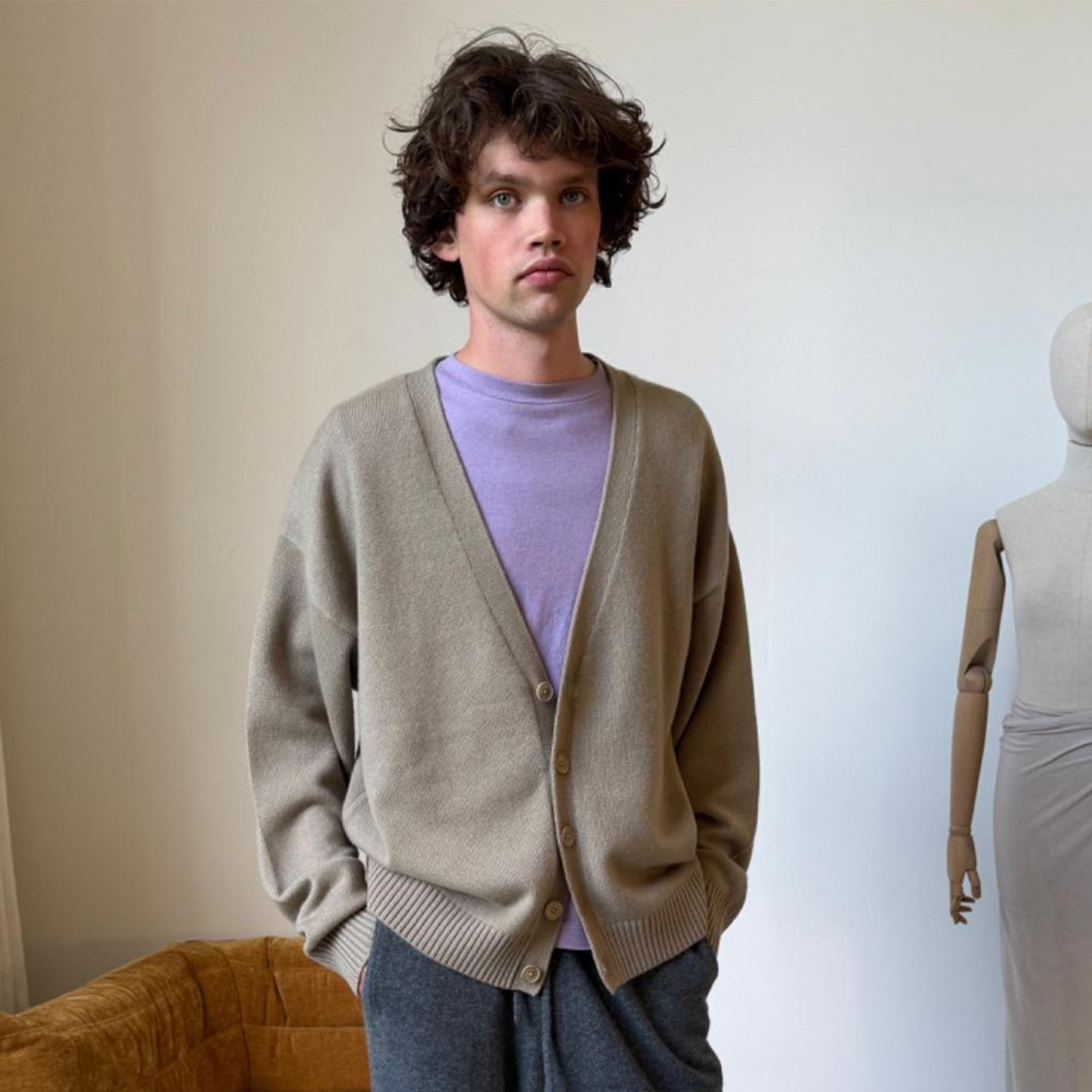 extreme cashmere 26PS n°459 深V休闲开衫 老虎上上山 买手店