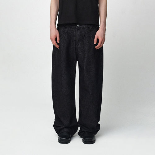 MILLO ARCHIVE 26SS 反光弧形毛边休闲裤 老虎上上山 买手店