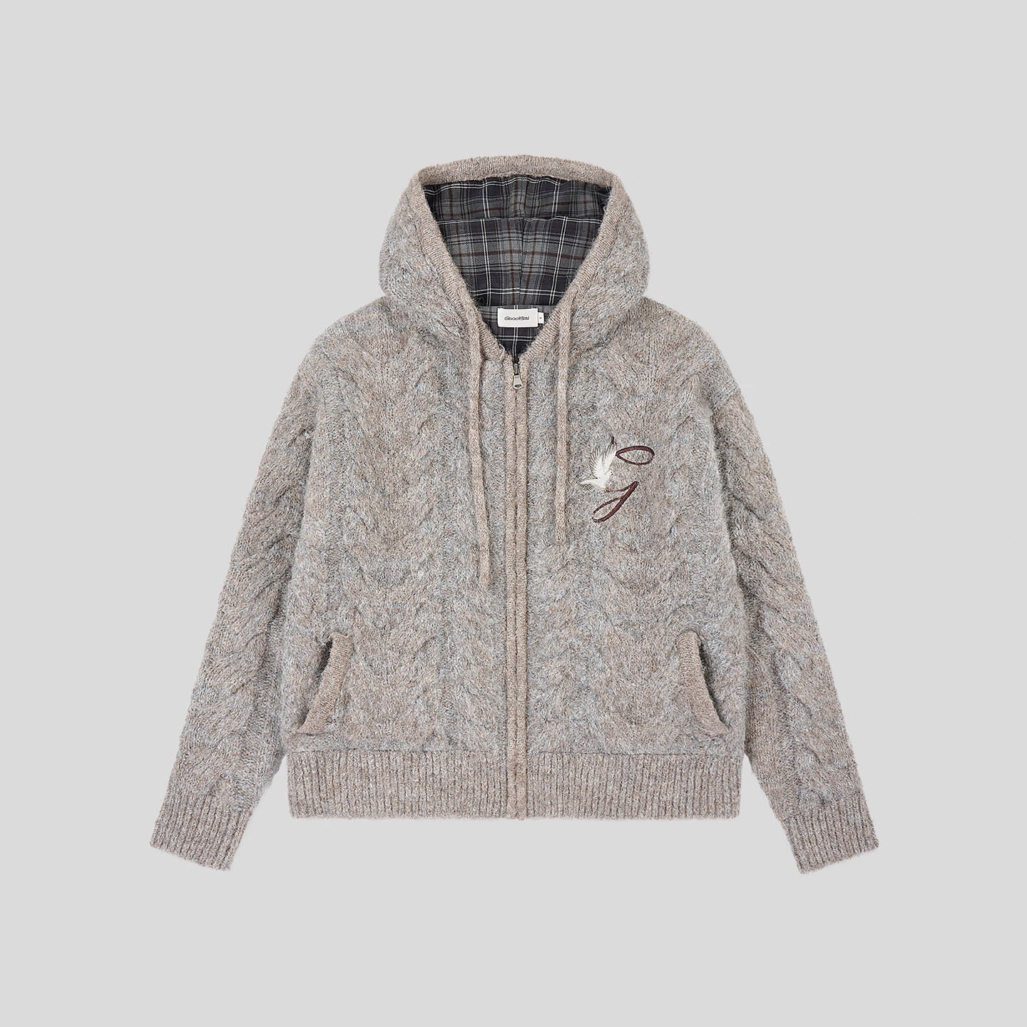 GOODBAI 25AW 白鸽字母花体logo外套 老虎上上山 买手店