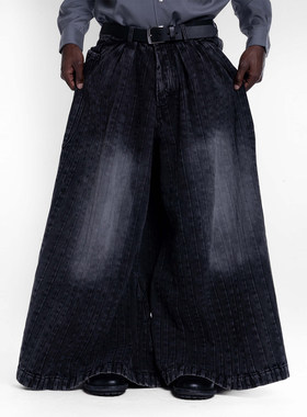 Glass Cypress 25AW 黑色拼接牛仔布 老虎上上山 买手店