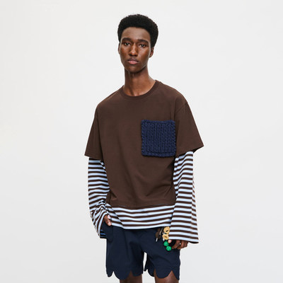 Charles Jeffrey LOVERBOY 26SS 带针织贴片的T恤 老虎上上山