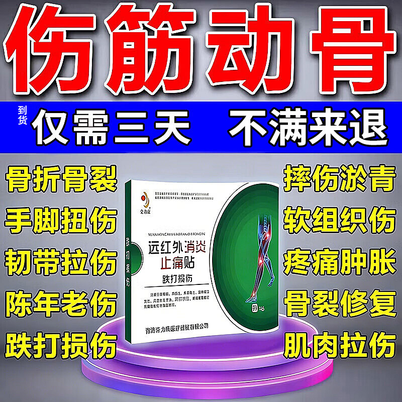 跌打损伤活血化瘀舒筋消肿止痛贴