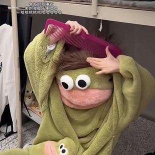 大嘴家居服装睡袍搞怪香肠嘴睡衣创意搞笑大嘴怪连体睡衣搞笑卡通