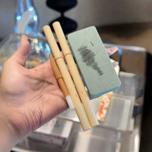 海绵眉笔磨砂板【一物多用】眉笔磨笔神器鱼缸玻璃擦去水痕水垢