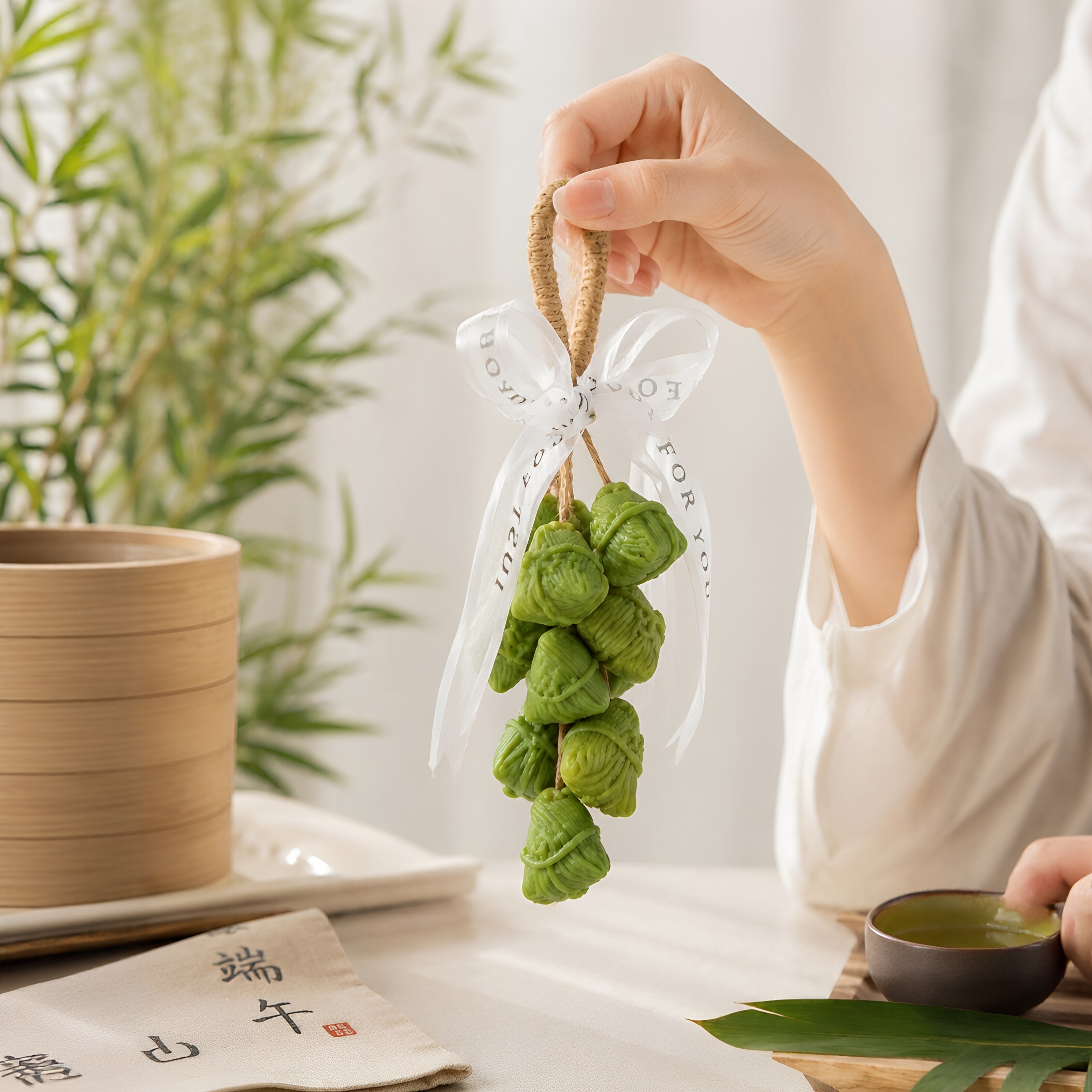 精油香皂粽子手工香皂艾草精华香