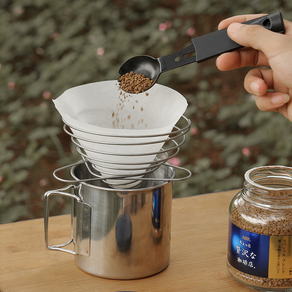 手冲咖啡v60滤杯便携金属过滤器