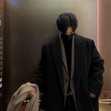 706-2-C2000-P100特P大量现货冬季毛呢大衣男韩版风衣外套，男装风衣，星座706-2