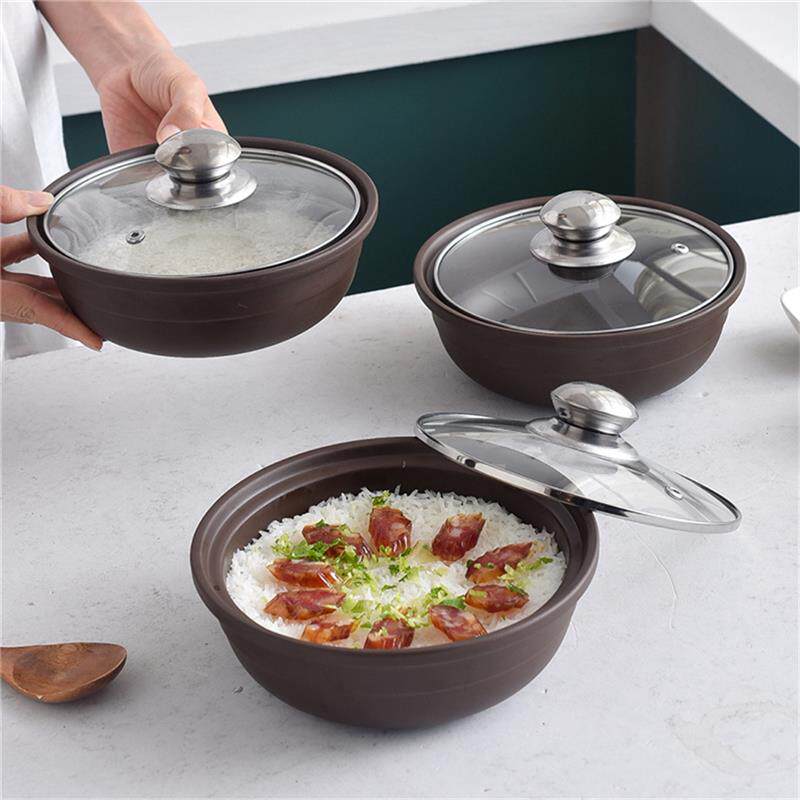 紫砂蒸蒸饭碗钵仔碗炖盅汤钵碗蒸菜碗瓷餐具gfb63607米陶饭陶饭碗