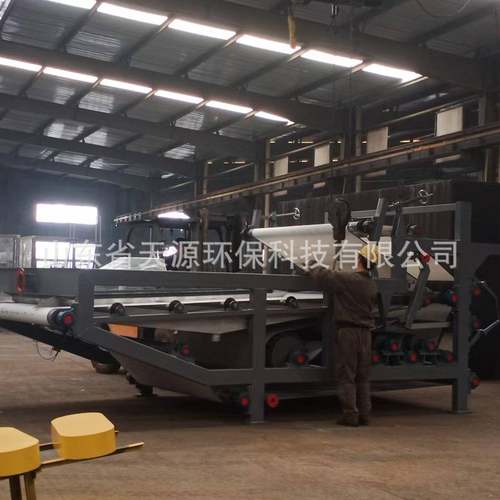 带式污泥浓缩脱水机厂家洗沙泥浆脱水机全自动带式压滤机设备