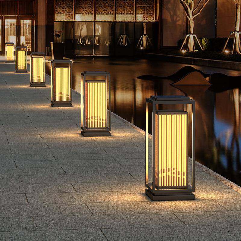 LED户外草坪灯新中式防水庭院灯简约现代花园草地灯铁艺草坪灯,家装灯饰光源,草坪灯,淘宝优惠券,粉丝福利购,淘宝优惠卷