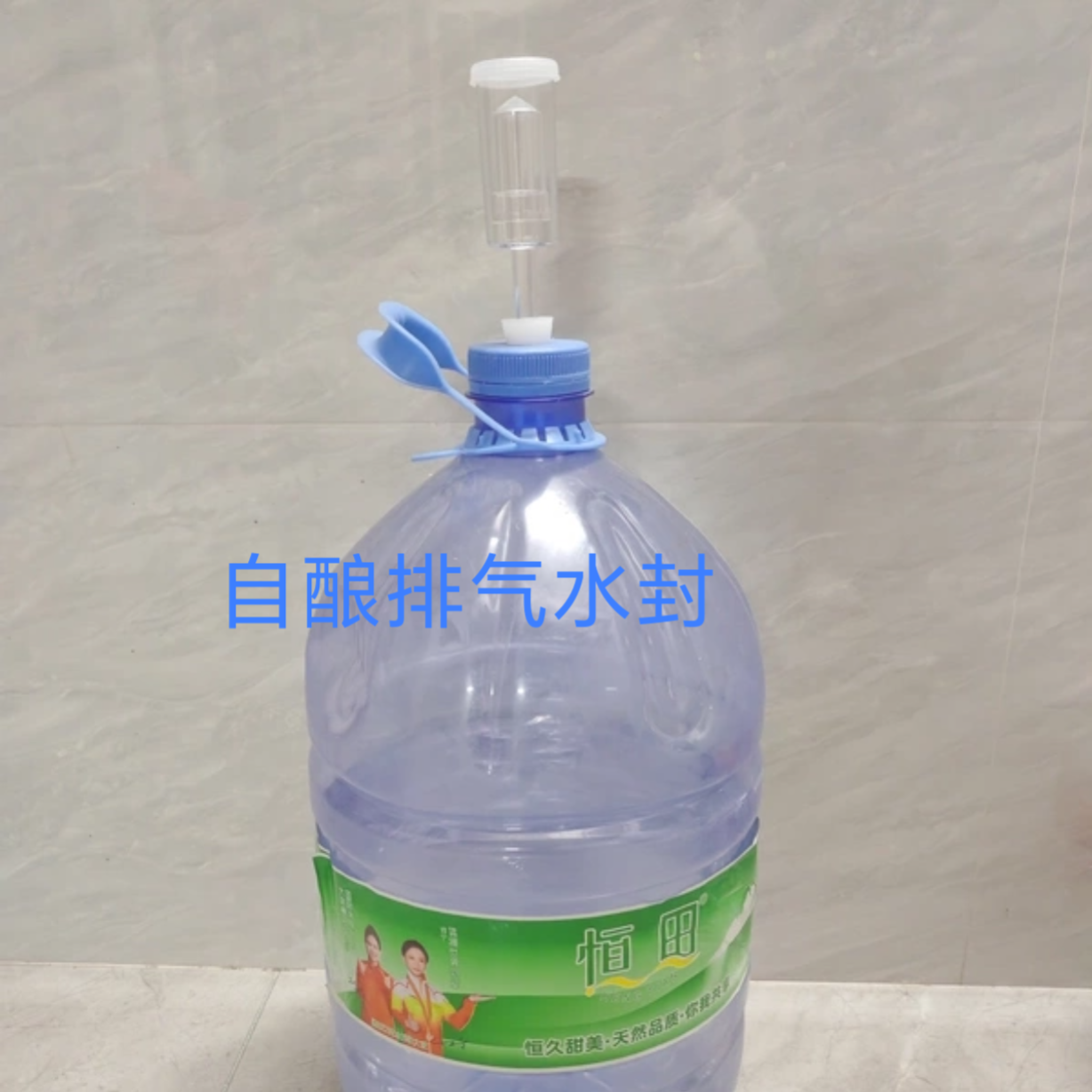 适用恒田15L升矿泉水桶聪明盖酿酒排气阀2厘米孔径硅胶塞单向阀