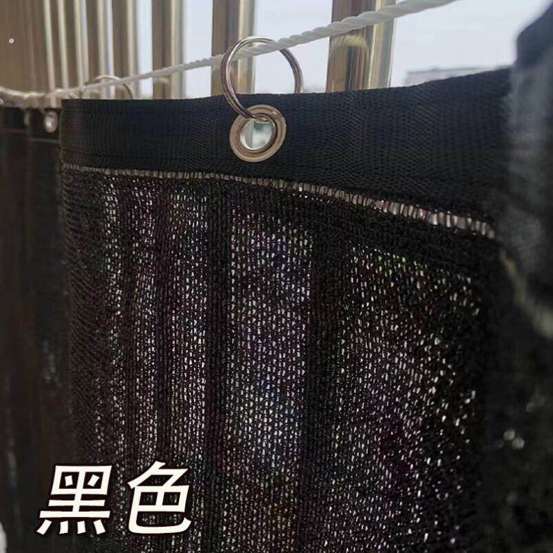 阳台防盗网遮阳帘遮阳网防隐私神器纱帘免打孔办公室庶挡帘遮阴帘