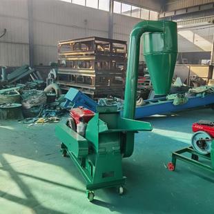动物饲料秸秆破碎机 榨油菜籽饼粉碎机 锤式花生秧稻草饲料粉碎机