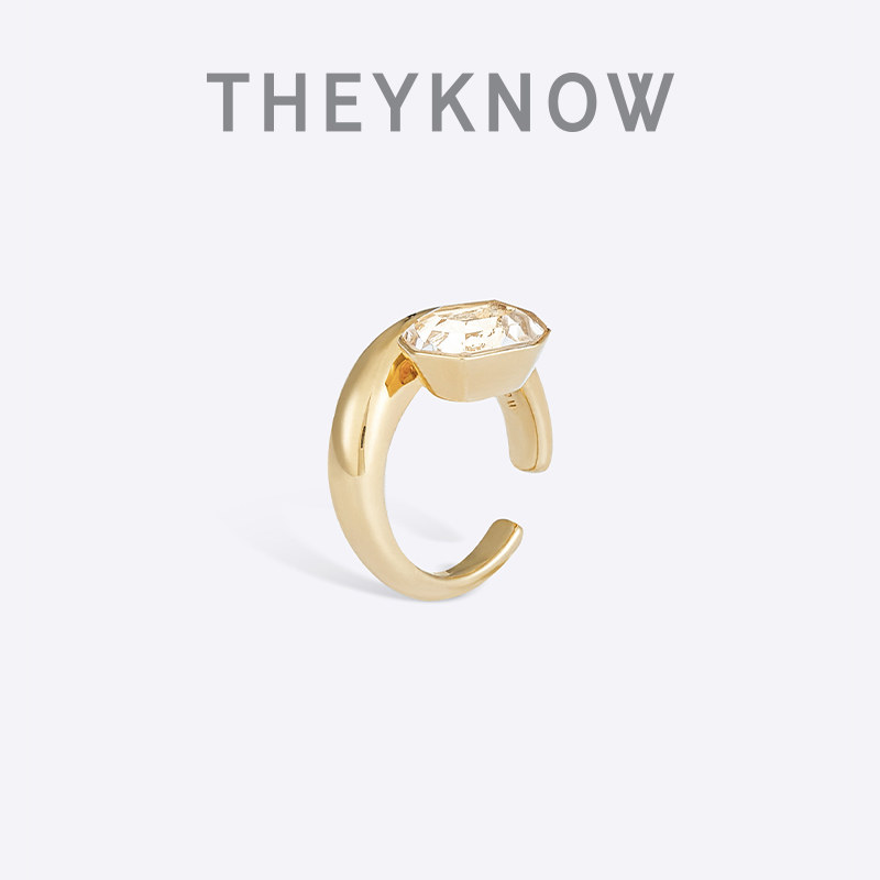 天然新款潮镶钻高级感时尚耳