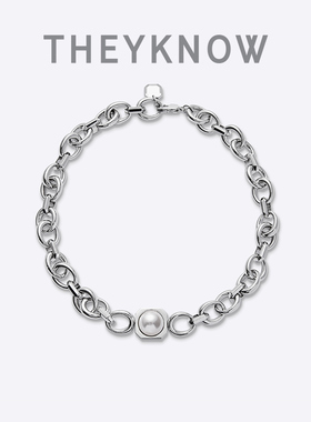 THEYKNOW宝石系列Clasp珍珠项链轻奢小众原创设计感礼物