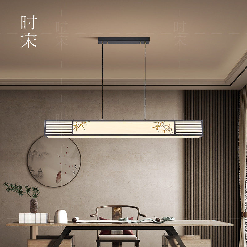 宋氏美学茶室吊灯禅意复古餐厅书房会所包厢设计师宋代新中式灯具