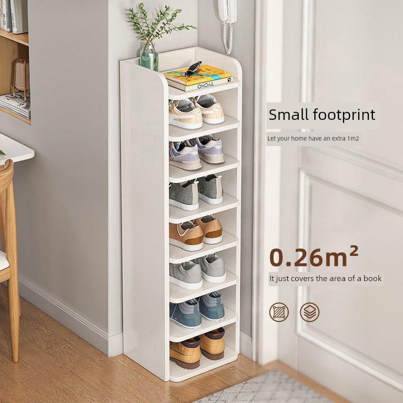 鞋架家用门口小窄室内多层简易鞋柜三角鞋架子墙角大容量收纳简约