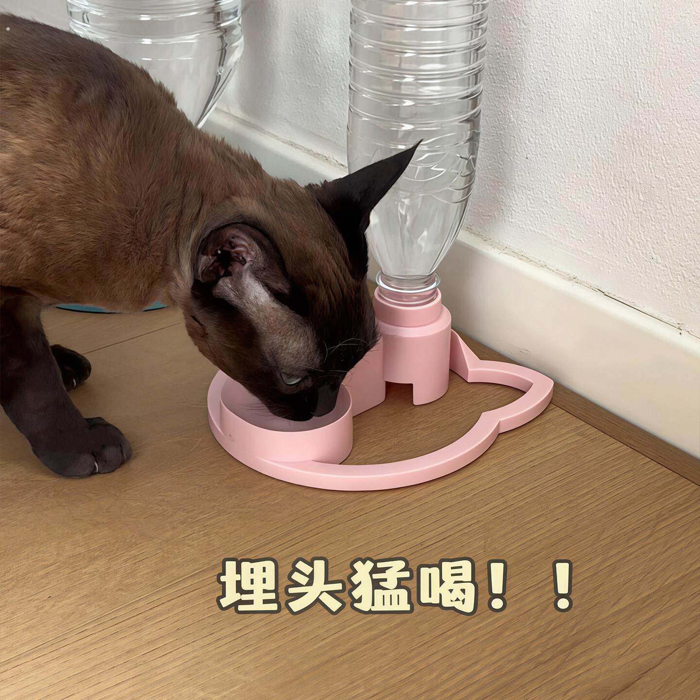 猫咪饮水机不插电防打翻自动水碗猫咪专用骗水神器宠物用品新款.