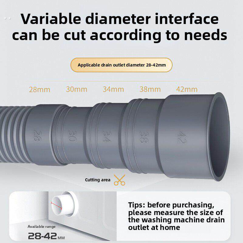 全自动洗衣机排水管出水管地漏接头加长管下水管加长管叶轮通用软