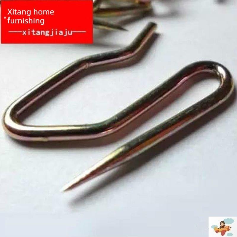 窗帘钩韩国褶皱窗帘钩不锈钢S钩大小尖钩窗帘配件布带钩单钩