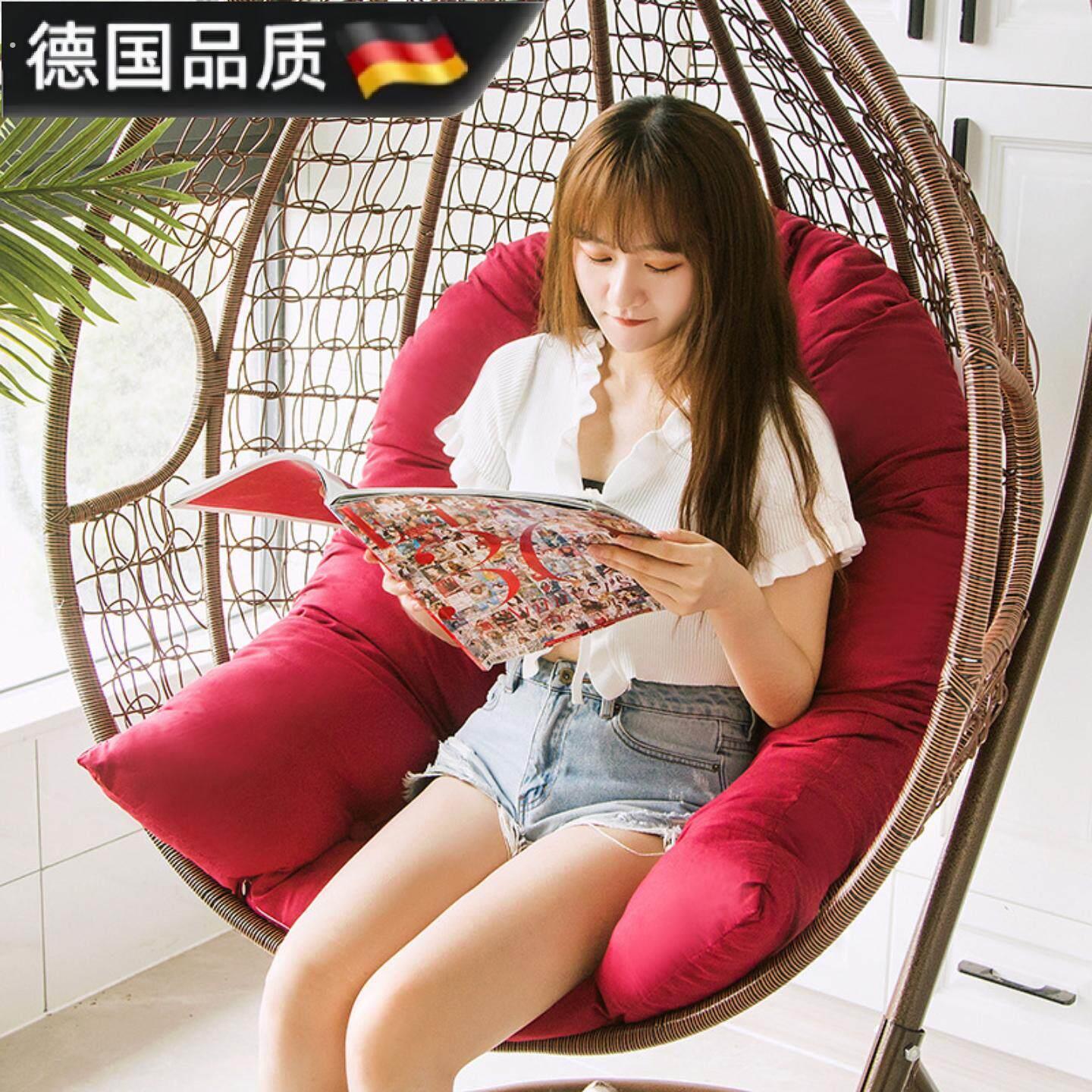 摇篮椅吊椅坐垫子加厚吊篮藤椅靠垫可洗圆形秋千鸟巢单人摇椅垫