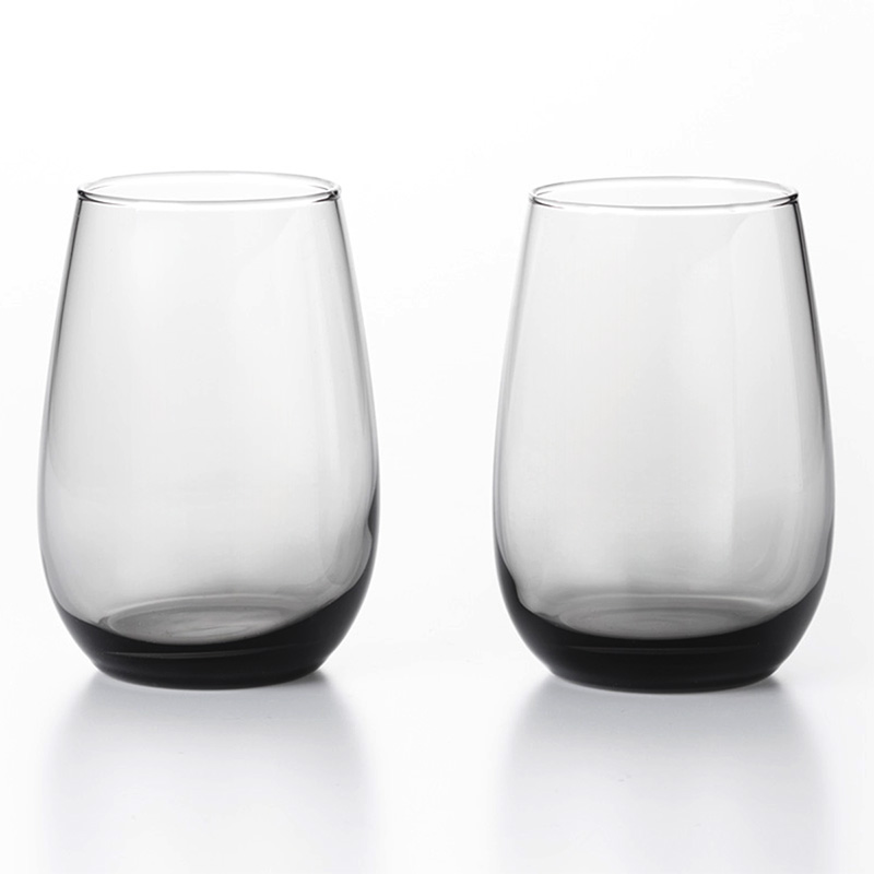 NITORI宜得利家居 厨具水具酒具玻璃水杯2只装 370ML